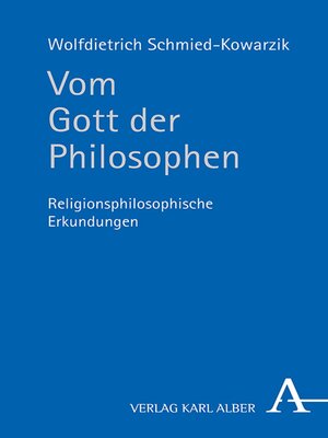 cover image of Vom Gott der Philosophen